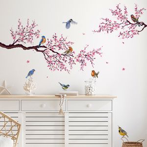 Wallpapers diy roze bloemwandsticker woonkamer slaapkamer decor esthetische moderne woning decoratie wallstickers wallpaperaesthetic wall art 230505