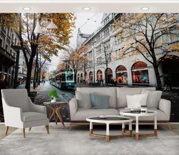 Fondos de pantalla Fondo de TV moderno europeo Pintura de pared Papel tapiz 3 D para paredes Sala de estar Dormitorio Mural 3D
