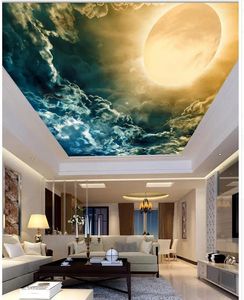 Fonds d'écran Fantasy Clouds Plafond Plafond 3d Papier peint Prédactez Paysage plafonds Murale Paintes