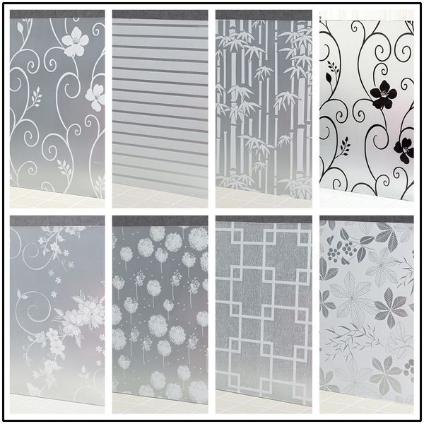 Fondos de pantalla Frosted Window Privacy FilmingDhesive Glass Tint Pegatinas Sol Bloqueo UV Control de calor Puerta Cubierta para la oficina en casa 230812