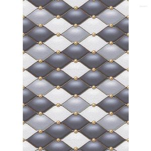 Wallpapers Geometrische Lattice Mozaïek Home Decor Stickers Woonkamer Slaapkamer Keuken Muur Makeover Zelfklevend