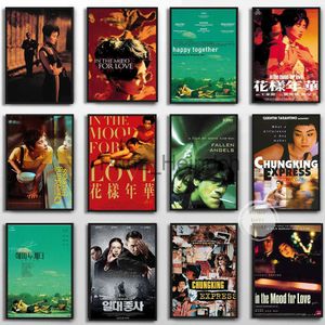 Wallpapers ic Movie In The Mood for Love Poster Wong Karwai Series Film Fallen Angels Canvas Schilderij Wall Art Pictures Home Decor J230704