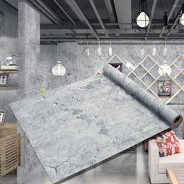 wallpapers industrieel wind zelfklevend behang cement grijs sticker waterdicht retro oud gevlekt donker interieur 0.6 5m