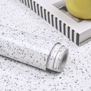 Wallpapers Keuken Terrazzo Waterdicht Decoratief Papier Zelfklevend Dik Behang Voor Thuis Desktop Decor Peel En Stick Sticker