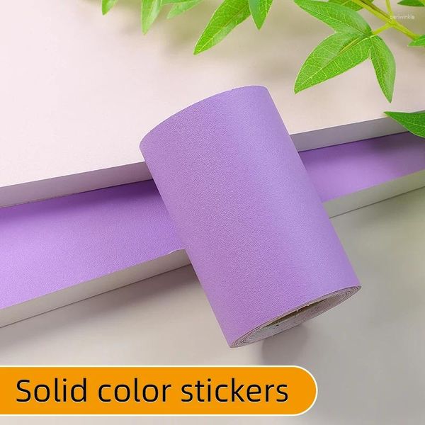 Fonds d'écran Light Purple Purple Color Sticker Auto-Adhesive Wallpaper épaissis Home Store Student Desktop Cabinet Dormitory Dormory