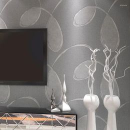 Wallpapers Levend Abstract Behang Rol Voor Moderne Kamer Vliesbehang Effen Kleur Grijs Koffie Slaapkamer Muren Papier Peint Muurschildering 3d