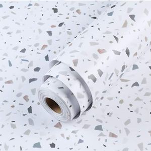 Fonds d'écran Marbre Quartz Terrazzo Autocollant PVC Auto-Adhésif Papier Peint Meubles Rénovation Autocollants Étanche Armoires De Cuisine Papier Peint 220927