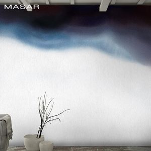 Wallpapers masar inkt smudge schilderij ontwerpen Chinese wolk abstract kunst muurschildering restaurant slaapkamer achtergrond muur papier penetratie