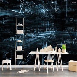Wallpapers Milofi Aangepaste behang muurschildering Europese moderne minimalistische abstracte zwart-wit digitale achtergrond wanddecoratie