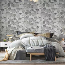 Wallpapers moderne 3d Noordse stijl geometrische cirkel behang woonkamer slaapkamer achtergrond muur papier papel de parede home decor tapety