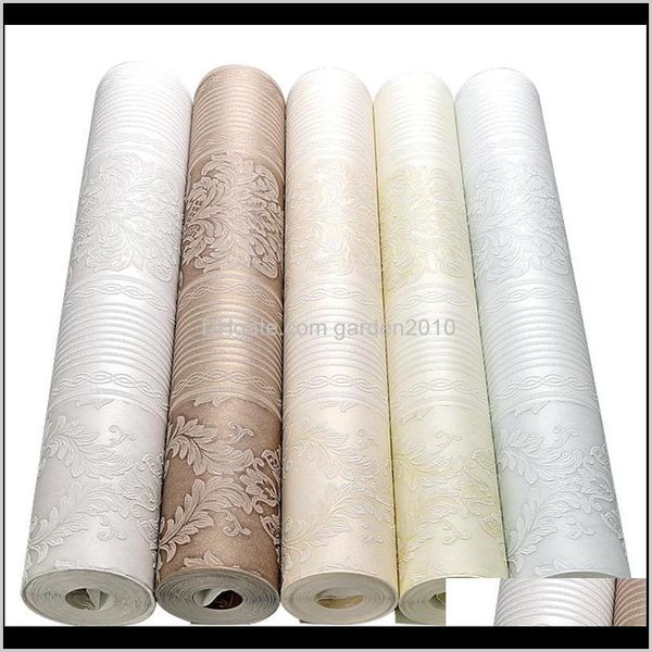 Papiers Peints Moderne En Relief Rouleaux Salon Chambre Papier Peint Pour Murs Maison El Décoration 3D Non Tissé Fond Mur Pa Ieip8 Whwvz