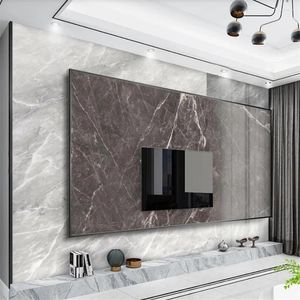 Fonds d'écran modernes modernes de marbre minimaliste légers de luxe de luxe mur mur po peintures murales