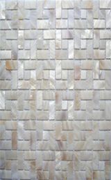 Fonds d'écran Natural Mother of Pearl Mosaic Tile for Home Decoration Backselash and Room Wall 1 METERLOT SQUARE AL1046957771