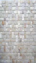 Wallpapers natuurlijke parelmoer mospeiic tegel voor thuisdecoratie backsplash en badkamerwand 1 vierkante meterlot AL1045345781