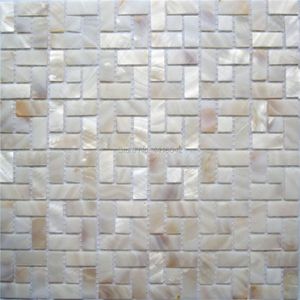 Fonds d'écran Natural Mother of Pearl Mosaic Tile pour décoration de maison Backselash et mur de salle de bain 1 mètre carré AL104295O