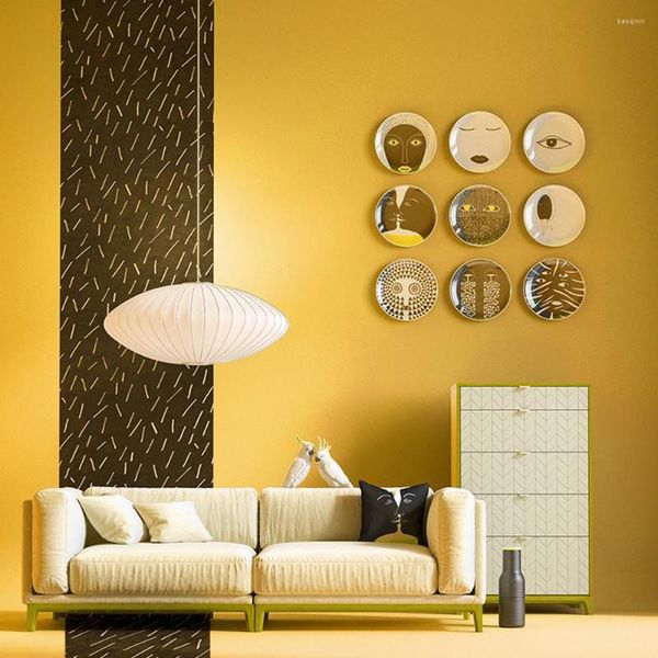 Papel tapiz nórdico liso de Color sólido, amarillo, azul, gris, dormitorio, sala de estar, sofá, TV, Fondo, decoración del hogar para paredes, rollo