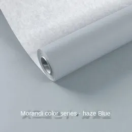 Fonds d'écran Nordic Style Blue non tissé imperméable Couleur unie en couleur maste Matter Fond de chambre à coucher