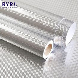 Wallpapers oliebestendige zelfklevende film keuken kachel waterdichte hoge temperatuur stickers aluminium folie muur papieren kast contact