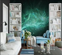 Papiers peints Papel De Parede ciel étoilé abstrait interstellaire univers R 3D papier peint Mural salon décor à la maison
