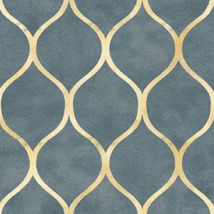 Wallpapers peel en stick wallpaper grafisch trellis saffier blauw gouden streep verwijderbaar contactpapier voor huis badkamer bedrooom decoraties 220927