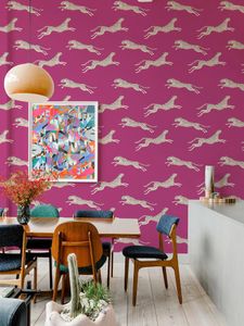 Fonds d'écran rose léopard imprimé papier peint et bâton PVC Armoire animale autocollant classique étanche de salle de bain de la salle de bain décoration murale