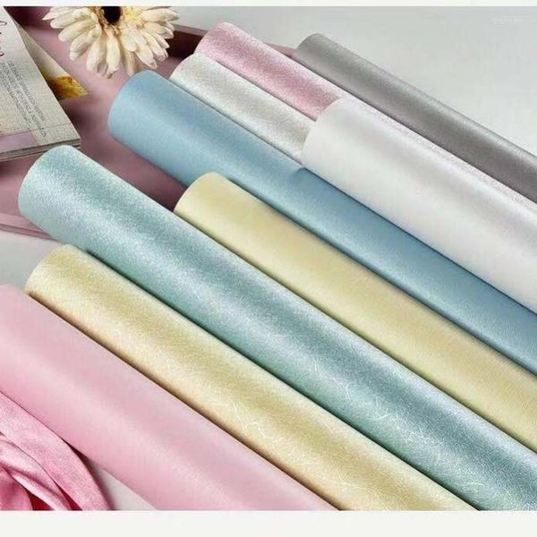 Papel tapiz de seda autoadhesivo, rollo extraíble, pegatinas de pared impermeables para sala de estar, dormitorio, niños