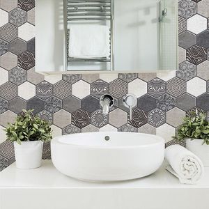 Papier peint auto-adhésif étanche 3D PVC panneaux muraux pour cuisine dosseret carreaux brique papier peint chambre salle de bain murs décor à la maison