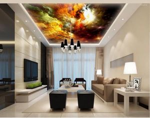 Wallpapers lucht plafond behang kleurrijk Zenith 3d muurschilderingen po muur