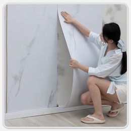 Fonds d'écran épaissi résistant à l'usure papier peint en marbre auto-adhésif 3D autocollant mural salon chambre rénovation imperméable 231202