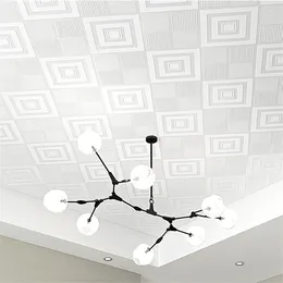 Behang Wellyu 3d verlaagd plafond geplakt dakbehang slaapkamer woonkamer modern minimalistisch dineren sfeervol