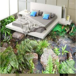 Tapeten Wellyu Maßgeschneiderte große Wandgemälde Wohnzimmer Schlafzimmer Hintergrund realistische natürliche Welt Bodenmembran