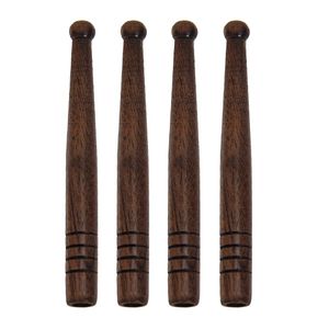 Tabaco de madera de nogal One Hitter Pipe Bat 90MM Pipas de fumar de madera natural hechas a mano Mini pipa de mano