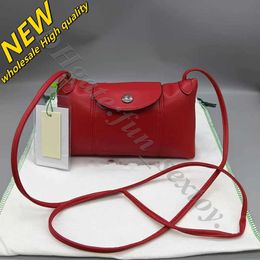 Wang Handbag Luxury Portefeuille Nettoyage Ziwen Sac de vente au détail Bolso Dumpling SquaShoulder Small Cross-Body Sac de la même peau d'agneau Wk0i