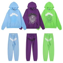 wang tracksuit survêtements pour hommes survêtements pour hommes Sweats à capuche pour hommes Sweats à capuche 2023 Sp5der Sweat à capuche pour hommes et femmes Sweat à capuche araignée 5555 Sweat-shirts Imprimer Pull à capuche 001