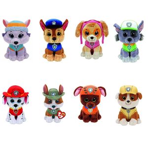 Wang Wang Team gevulde Toy Dog Patrol Team volledige set poppen schattige Archie Dolls -geschenken voor jongens en meisjes