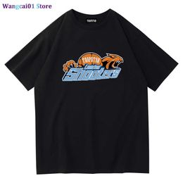 Wangcai01 DIY T-shirt 2023 Zomer Trapstar Grafische print T-shirt voor mannen Katoen Ma Casual Tees Streetwear Y2k Brand Man Kleding Tops Gratis verzending 0315H23