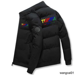 Wangcai01 Herenjassen Trapstar London Oversized Sweatshirt Heren Winter Kding-jas Warme streetwear Dikker dons Casual vest Sweatshirts 1117h22 39hp