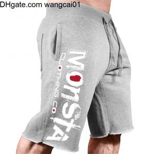 wangcai01 Shorts pour hommes d'été en coton lâche imprimé Shorts décontractés Fitness Workout Gym Vêtements Jogging Sweatshorts Genou ngth Plus Size Short Homme 0314H23