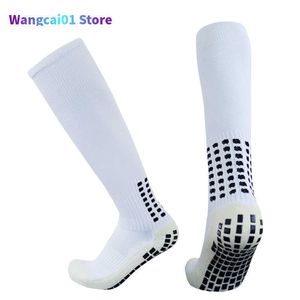 Wangcai01 Heren Sokken Lange voetbalsokken Vermenigvuldig kleuren Sport Anti Slip Grip Rugby Men and Women Soccer Socks 0217H23