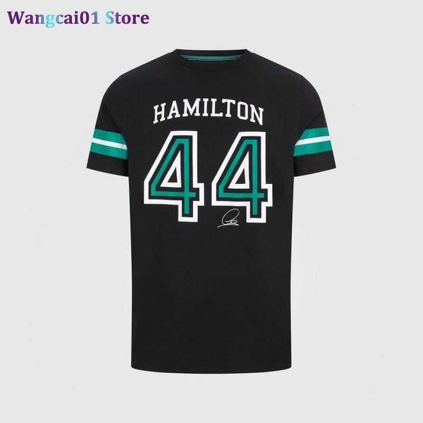 wangcai01 Camisetas para hombres 2021 F1 fórmula uno traje de carreras de motor Camiseta Hamilton Camiseta corta casual de verano para hombres seve 0318H23
