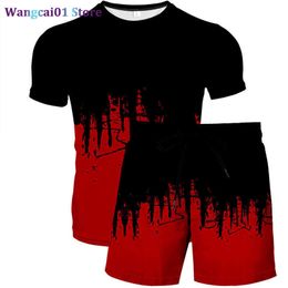 Wangcai01 Camisetas para hombres 2022 TRIMA 3D CHORT SHORTS CHORTS SHORTS DE BAS PIEZAS TRATIS DE CAMISA PINTADA PINTADA