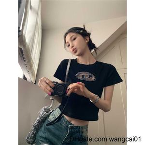 wangcai01 heren t-shirts merkdruk vrouw t-shirt lange zomers zomer nieuwe vrouwen kleding zwarte trend sty sexy korset top mode zoete t-shirt fa