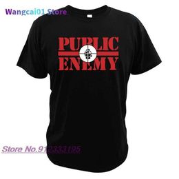 wangcai01 T-shirts pour hommes Public Eny T Shirt Hip Hop Groupe Taille 100% Couverture en coton Vêtements Classique Bande Signe T-shirts Casual Court Seve Loose Homme 0224H23