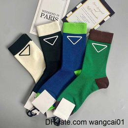Wangcai01men's Socks Mens Sock Luxury Designer Breathab Cotton Crew Socks For Women