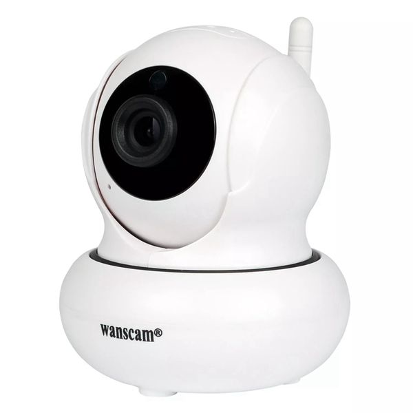 Wanscam HW0021 720P Caméra IP sans fil WI-FI Caméra de sécurité infrarouge panoramique / inclinable Vision nocturne audio bidirectionnelle avec emplacement pour carte TF - Prise américaine