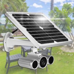 Wanscam HW0029-6 Ondersteuning 3G / 4G SIM-kaart Starlight Night Vision ONVIF Twee batterijen 1080p Solar Power IP-camera met 16G TF-kaart