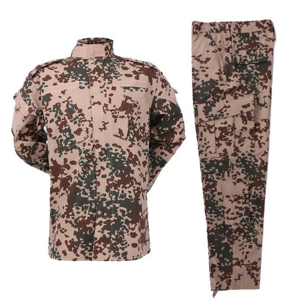 Guerre 2 deux allemand Woodland uniforme désert armée Camouflage Combat uniforme tactique militaire costumes X0909