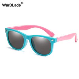 Warblade New Kids Polarized Sunglasses Tr90 Garçons Girls Sun Glasses Silicone Safety Gift For Children Baby UV400 Eyewear