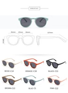 WarBlade petites lunettes de soleil polarisées rondes pour enfants lunettes de sécurité flexibles en Silicone pour enfants de 0 à 3 ans garçons filles lunettes de bébé UV400