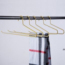 Kledingkast Hangers Nordic Rose Gold Iron Kleding Tie Handdoek Sjaal Opknoping Rekken Wall Hook Storage Organizer Decor CCB9109